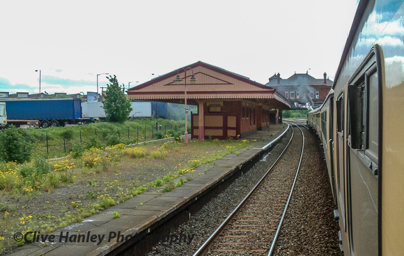 Passing through Tyseley station.
