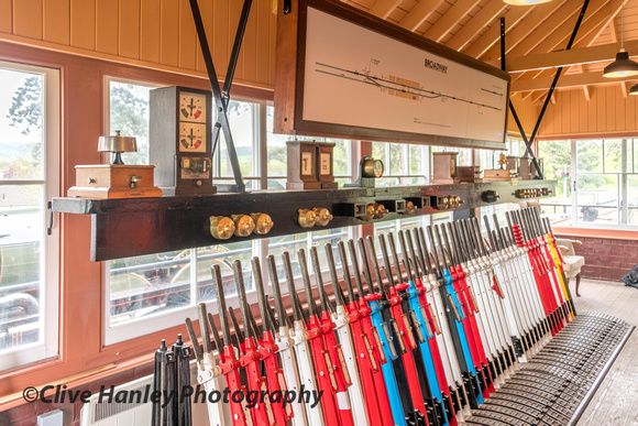 Inside the signal box at Broadway