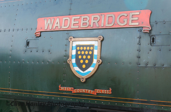 Wadebridge nameplate.