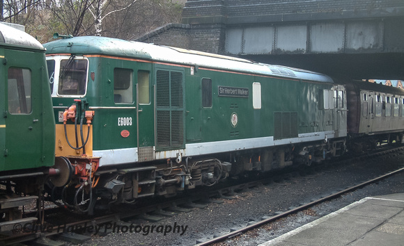 Class 73 electro-diesel no E6003 (named Sir Herbert Walker) had a relatively short life at the GCR.
