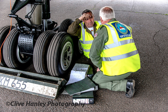 Meanwhile the comprehensive aircraft manuals were out to try and establish where the fault lay.