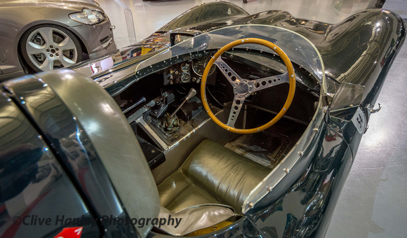 Cockpit of Jaguar D Type