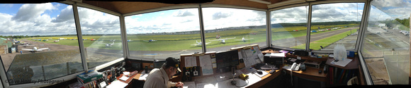 The view from Wellesbourne Control Tower