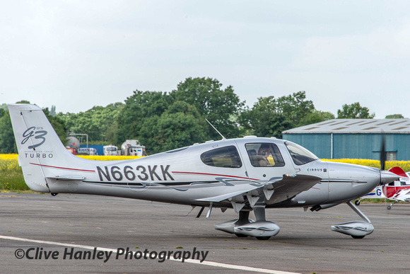 Next in was a Cirrus SR-22 G3 GTS Turbo