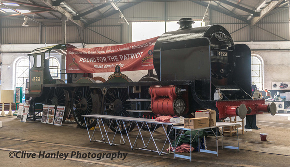 In September the frames were displayed at barrow Hill Roundhouse where I took a shot of the BR green