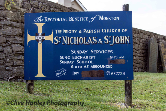 The Rectorial Benefice of Monkton. The Priory & Parish Church of St Nicholas & St John.