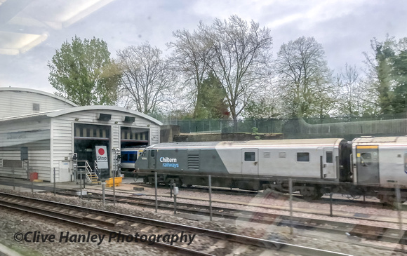 Passing Wembley depot with DVT no 82302
