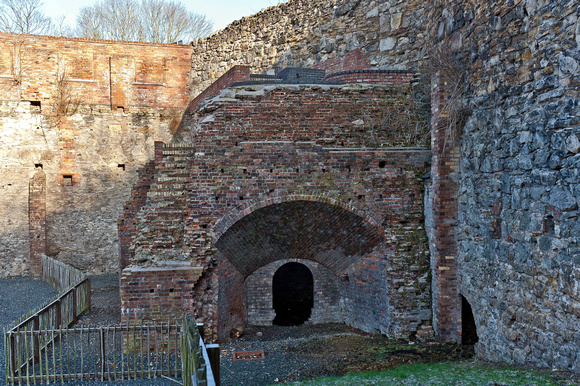 The Snapper Furnace located in the corner of the site.