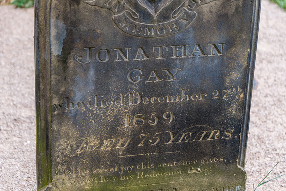 Memorial - Jonathan Gay - aged 75.