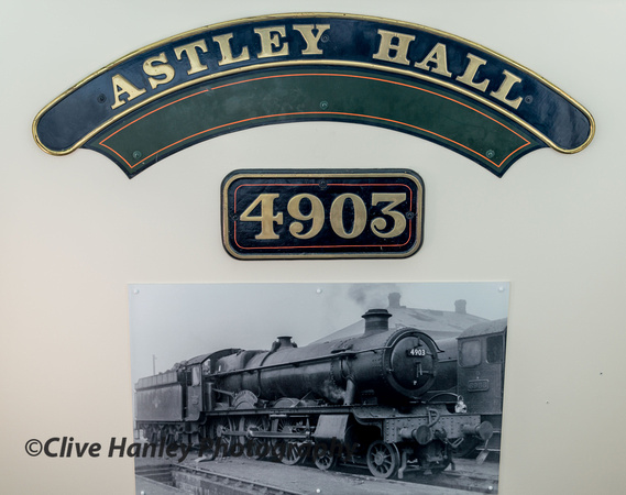 Name & numberplate from 4903 Astley Hall.