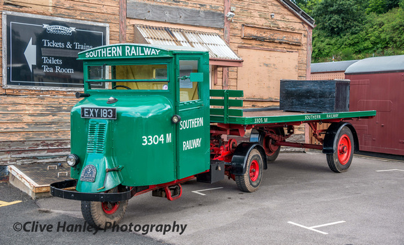 In the yard was this Southern Railway 3ton Scammell Mechanical Horse.