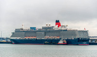 23 June 2016. 3 Cunard Queens in the Solent