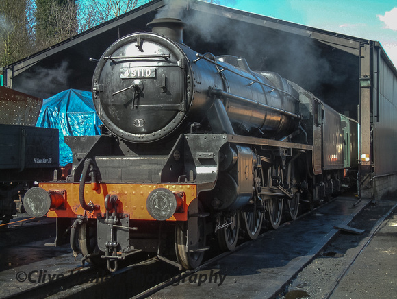 Also on shed was Stanier Black 5 no 45110