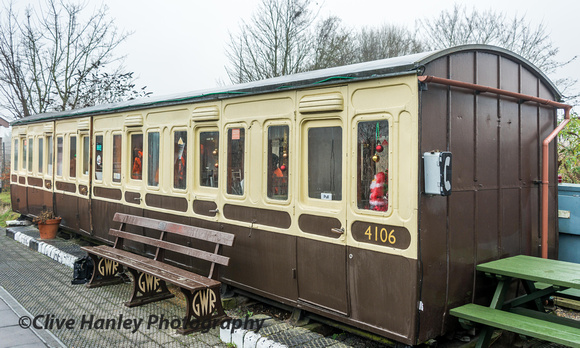 The cafe is based in this wooden carriage body.