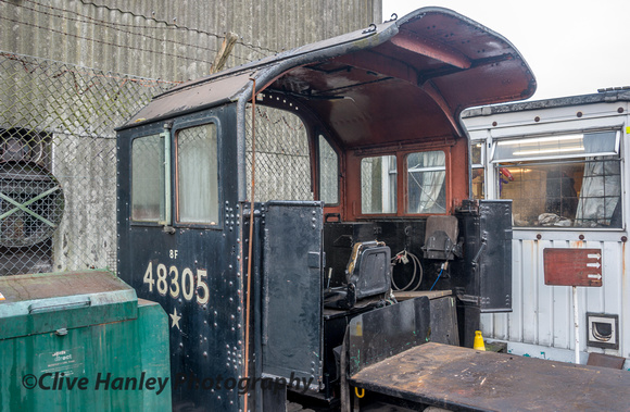 The cab from Stanier 8F no 48305