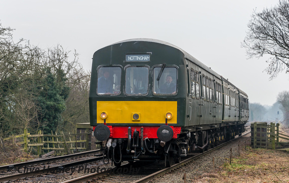 The DMU returns from Leicester and is approaching Quorn.