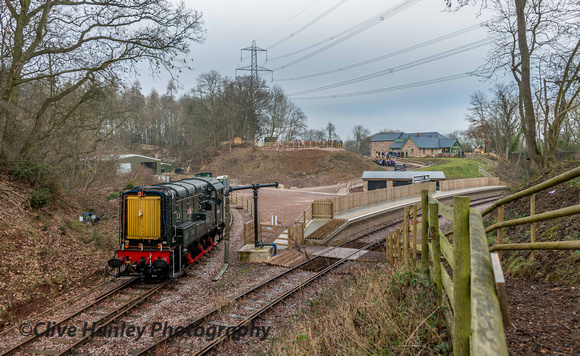 After the event D3690 is seen moving out from the sidings.