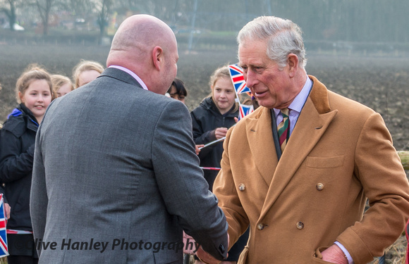 Prince Charles with Steve Cramp