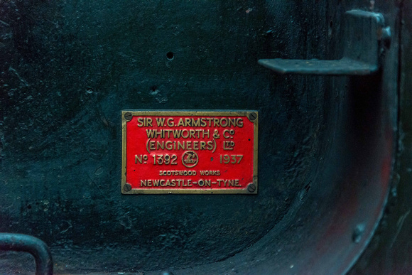 The builders plate on 44680 (actually 45337)