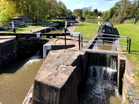 22 April 2017. Hatton Locks on The Grand Union Canal