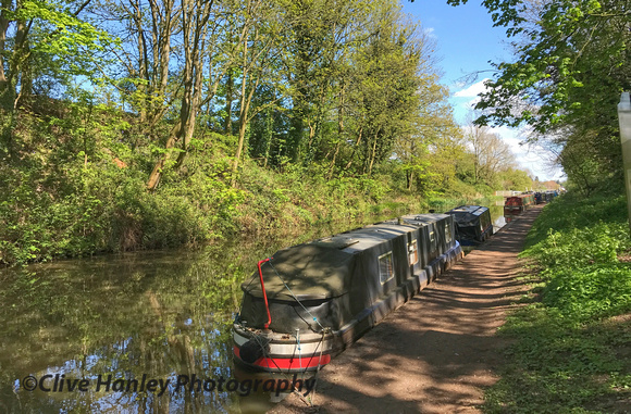 The tranquillity of the canal towpath.