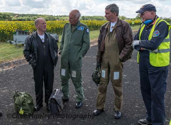 The ex RAF flight crew have arrived.