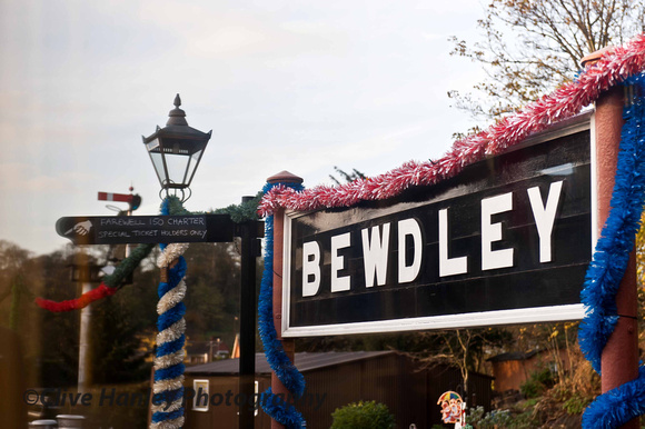 Christmas is rapidly approaching... The decorations have been brought out at Bewdley.