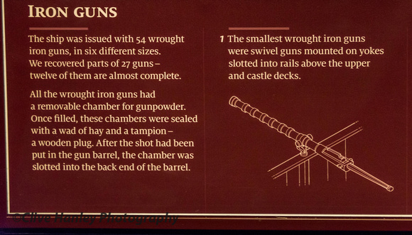 Detail of Iron Guns.