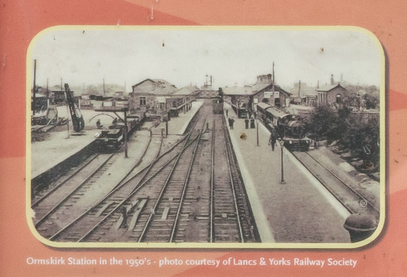 This was supposedly Ormskirk station in the 1950's. I suspect its a lot earlier than that.
