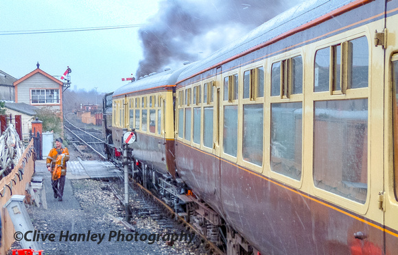 Departure with 9600 was from Tyseley Warwick Road platform