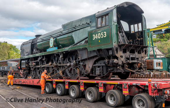 34053 Sir Keith Park was on its way to the GCR for the forthcoming Steam gala