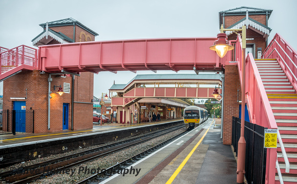 Stratford upon Avon station's two footbridges.