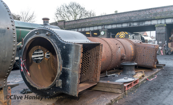 The boiler, firebox & smokebox from 63601