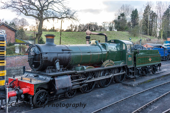 7802 Bradley manor is now paired with the smaller tender from Erlestoke Manor