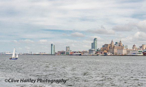 Looking across to the Pier Head