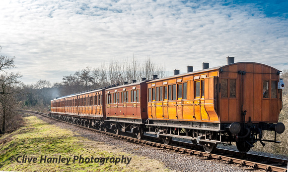 A superb set of wooden carriages.