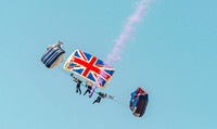 7 July 2018. Southport Airshow - Tigers Army Parachute Display Team