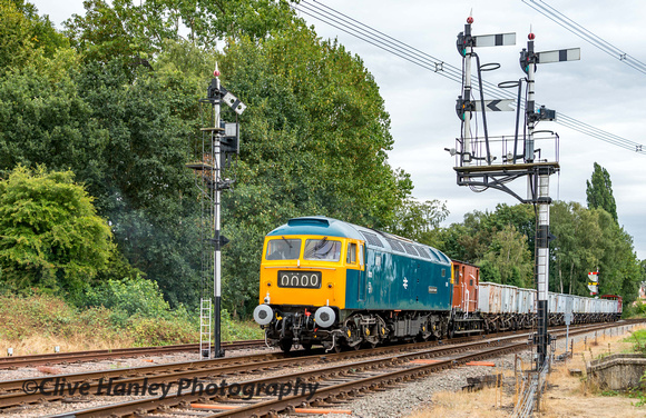 D1705 heads the mineral train back to Loughborough