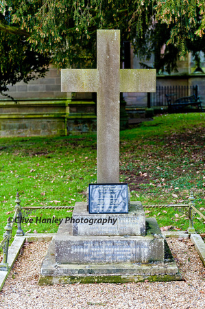 In Loving Memory of Harriet Annie Robertson died 13 June 1891  also  George Coke Robertson JP DL Major, 17th Lancers died 12 December 1924