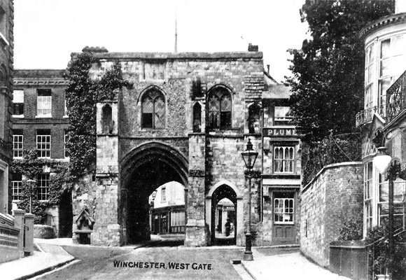 Winchester's West Gate 100 years ago+