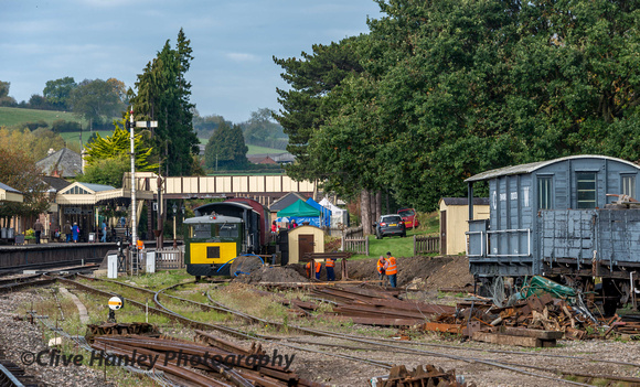 Work is underway on a sidings at Winchcombe.