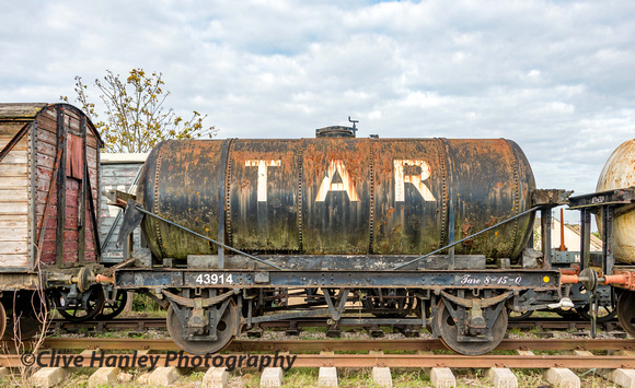 A couple of shots for model makers. The tar wagon.