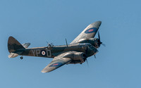 7 July 2018. Southport Airshow - Bristol Blenheim & 2 x Spitfires