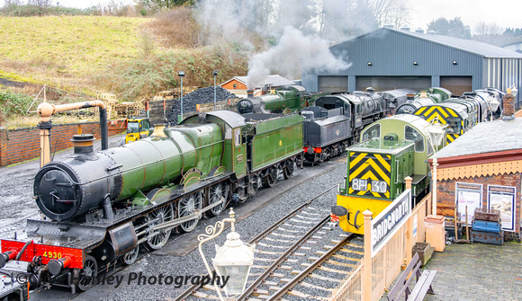 An overall view of Bridgnorth shed.