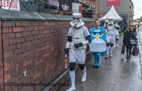 These must be the worst Stormtrooper outfits I've seen.