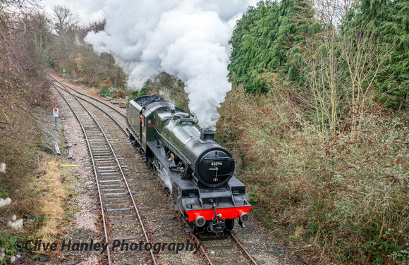 Alastair Meanley looks out from the footplate