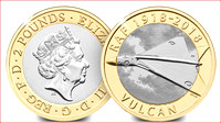 The VULCAN £2 coin