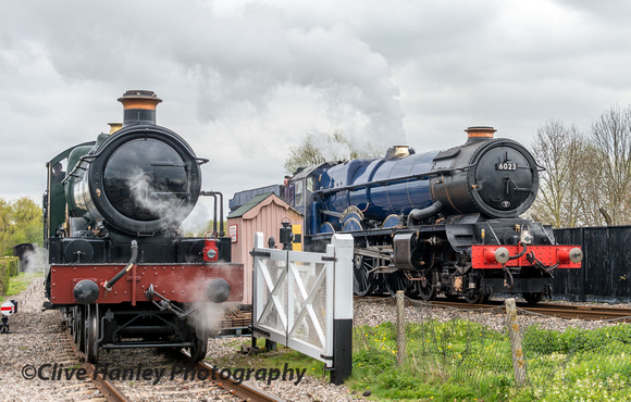 The Saint Class no 2999 Lady of Legend with King Class no 6023  King Edward II