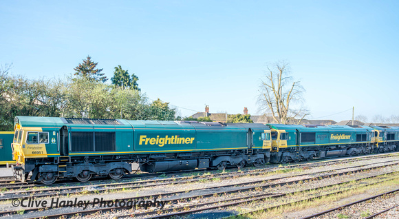 A brace of Class 66 locos. 66951, 66618 Railways Illustrated Annual Photographic Awards Alan Barnes & 66532
