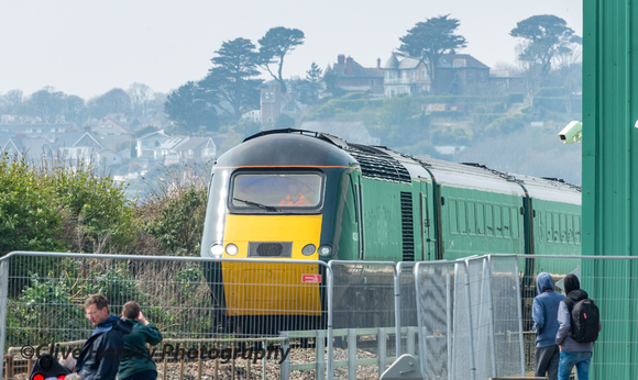 43040 heads a London bound HST formation from Penzance
